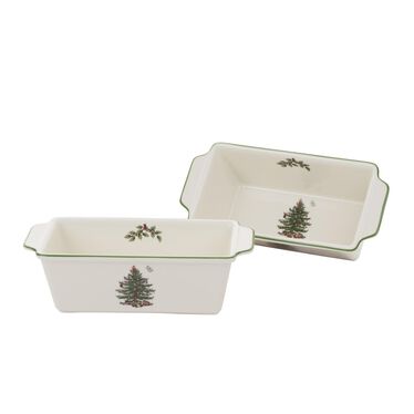 Christmas Tree 2 Piece Loaf Pan Set